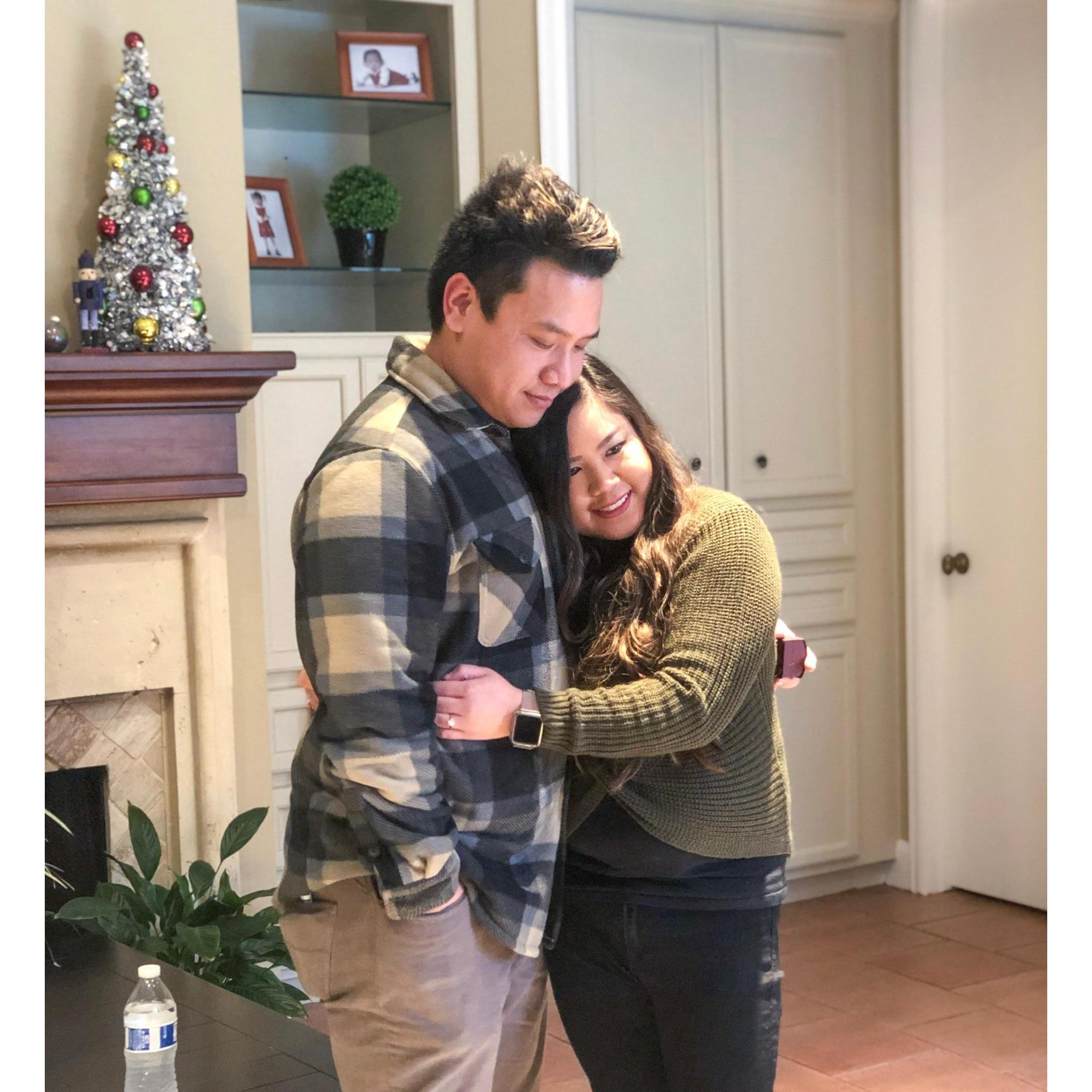 She said yes!