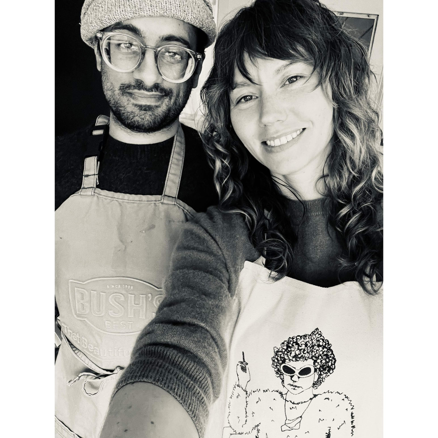 We love to cook together <3
