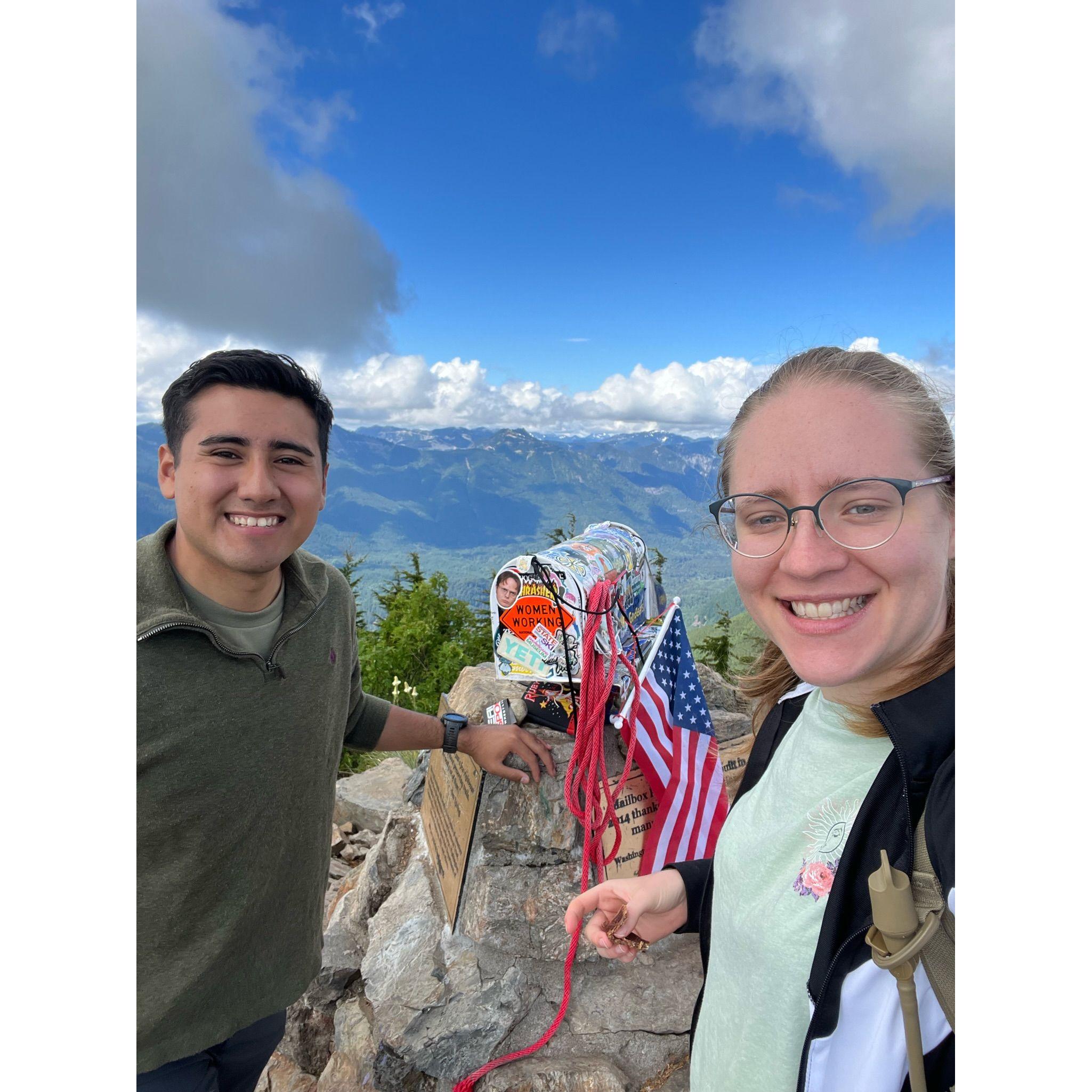 Mailbox peak, hardest hike we have done