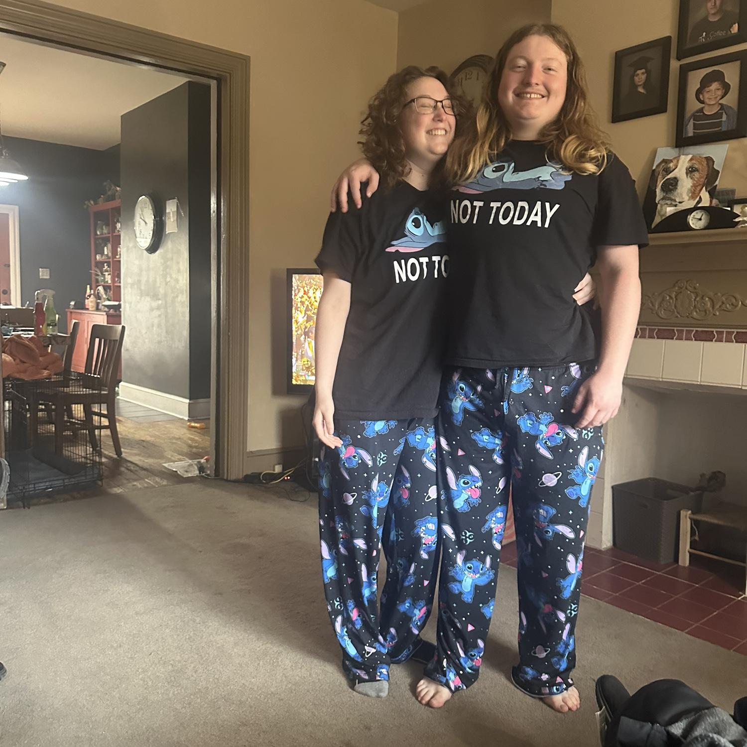 One of many matching PJs