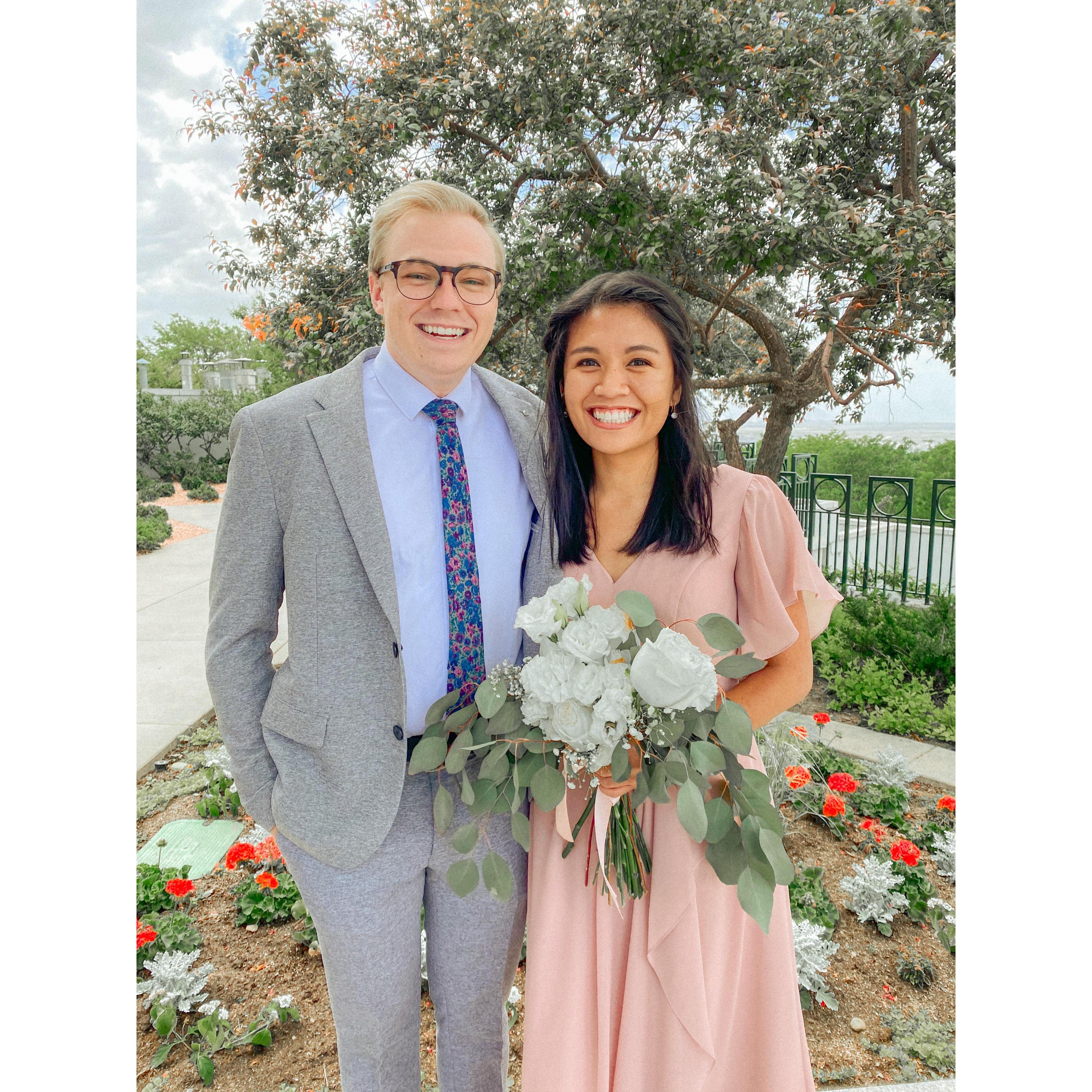 June 2020- We attended Eve's wedding.