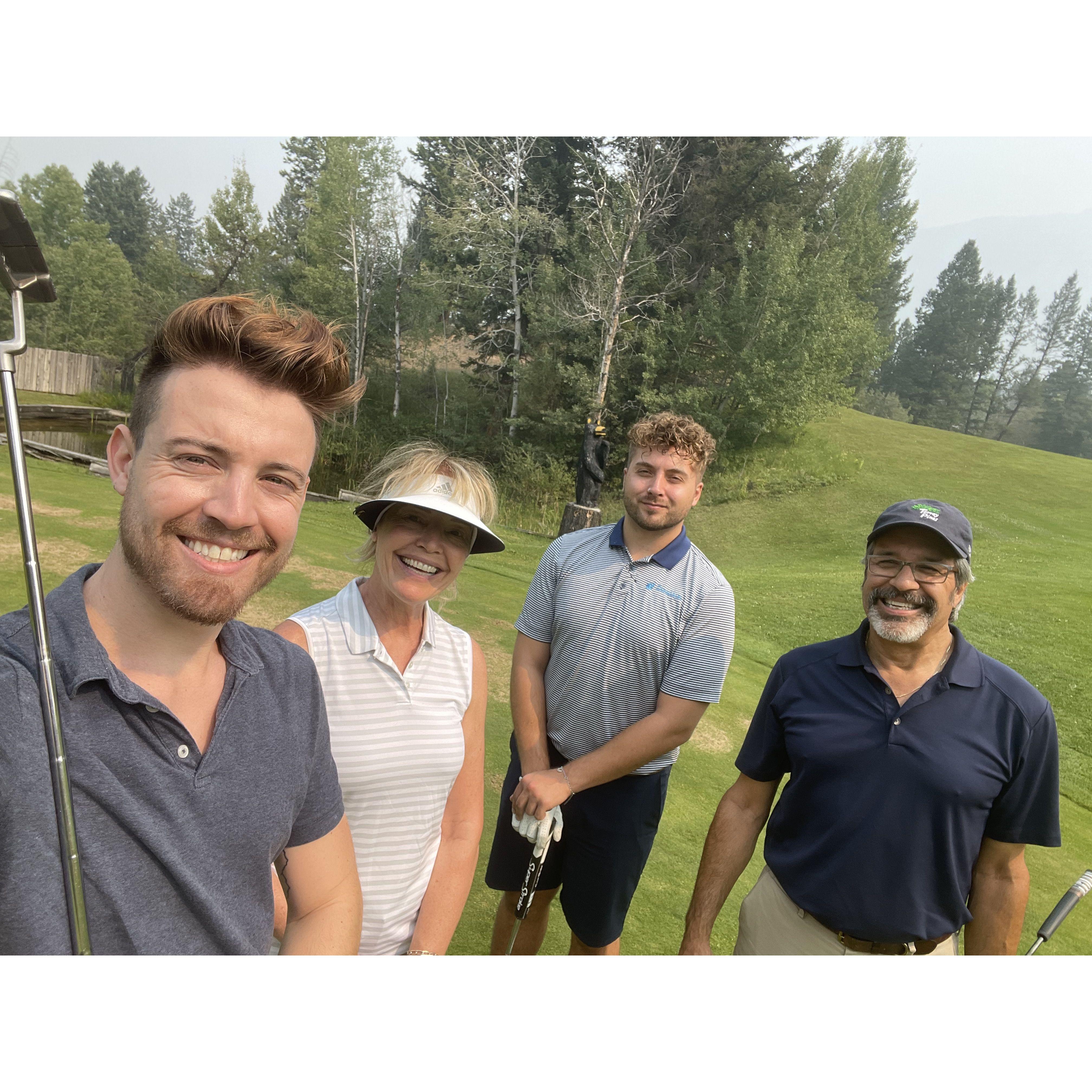 FORE. As in 'FOREver'