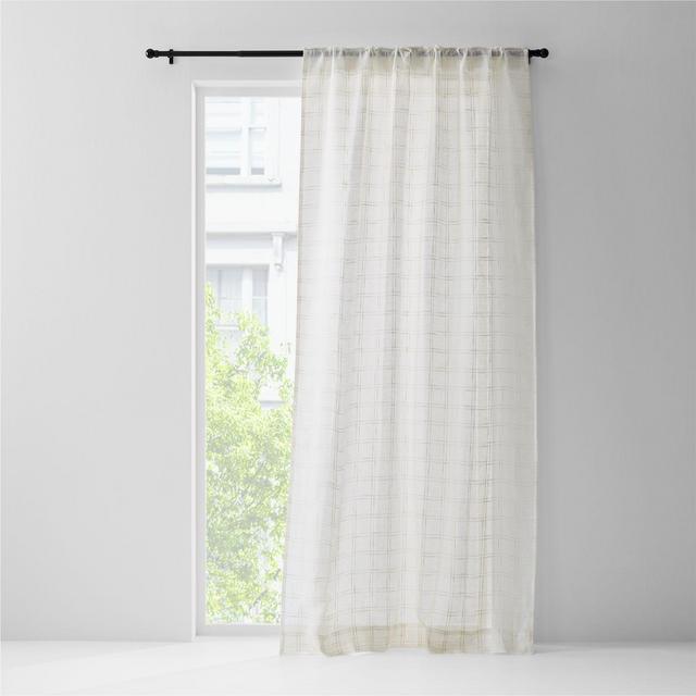 Briza Linen Sheer Window Curtain Panel 52"x96"