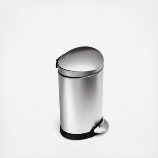 Small Stainless Steel Semi-Round Step Can