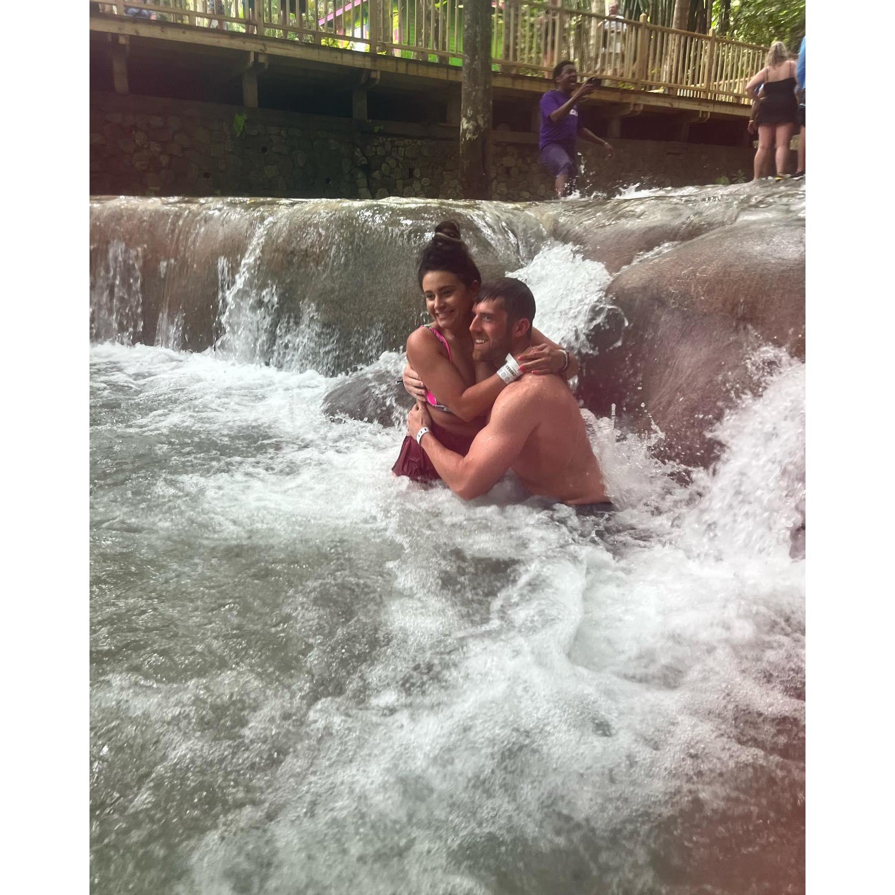 Dunn's river falls Jamaica