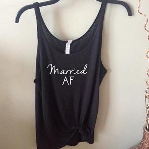 Married AF Super Slouchy Women's Tank Top - Wife Tank