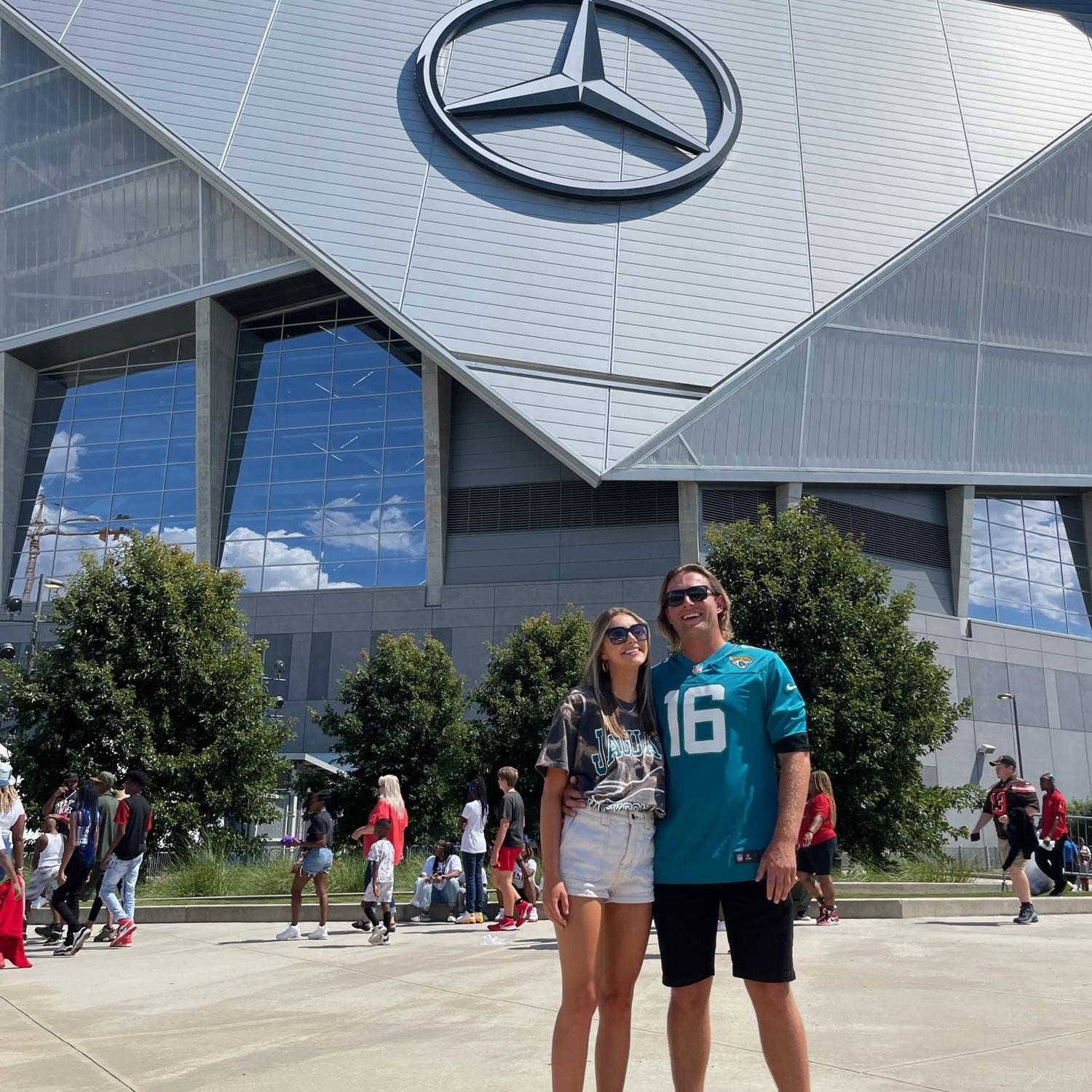 8.27.2022 Visiting Kamryn in Atlanta for a Jags game and to see the Black Keys