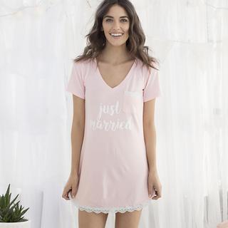 Just Married All American Sleepshirt