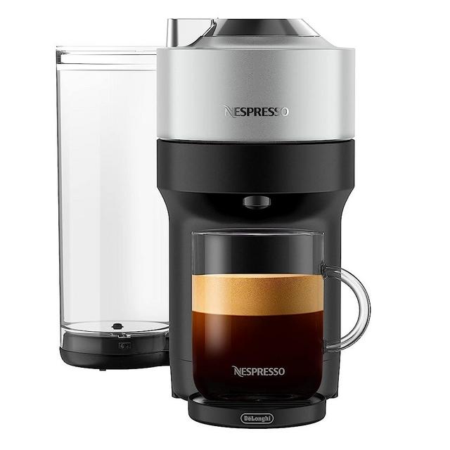 Nespresso Vertuo Pop+ Deluxe Coffee and Espresso Maker by De'Longhi Silver