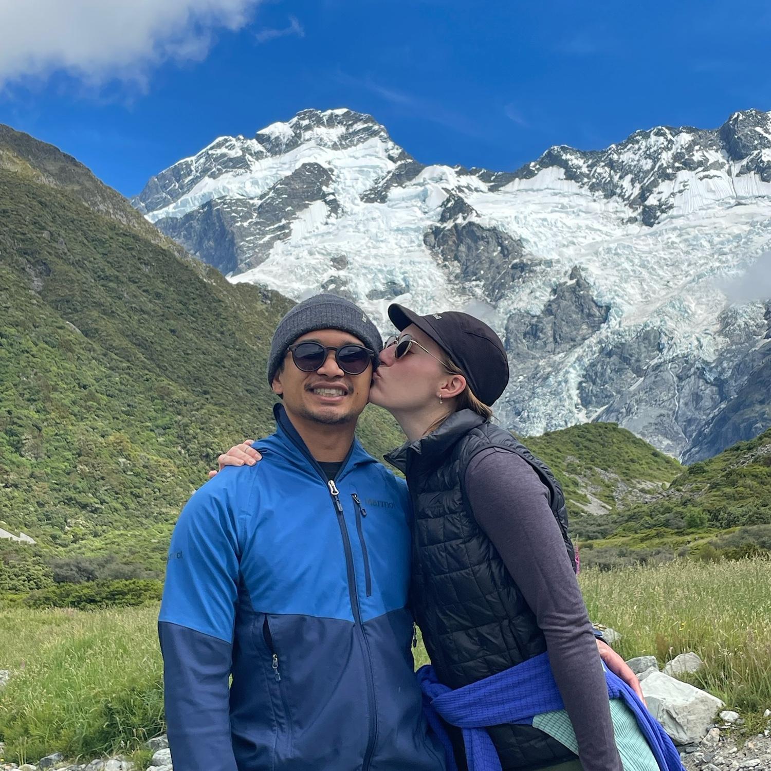 Aoraki national park in New Zealand