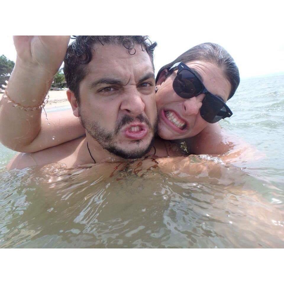 The beach is our happy place