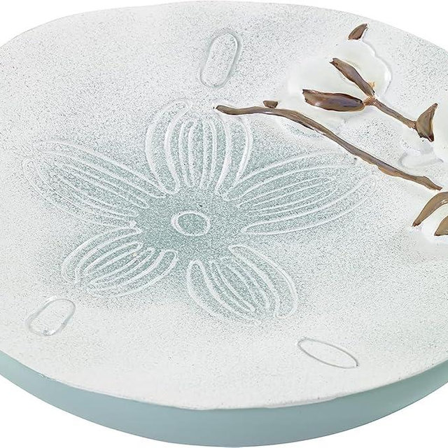 Avanti Linens - Soap Dish, Countertop Accessories, Farmhouse Chic Bathroom Decor (Farmhouse Shell Collection)