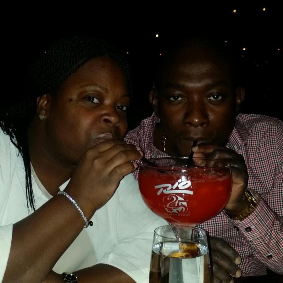 His birthday in Vegas!