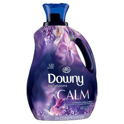 Downy Infusions Lavender &#38; Vanilla Bean Calm Liquid Fabric Softener - 81oz