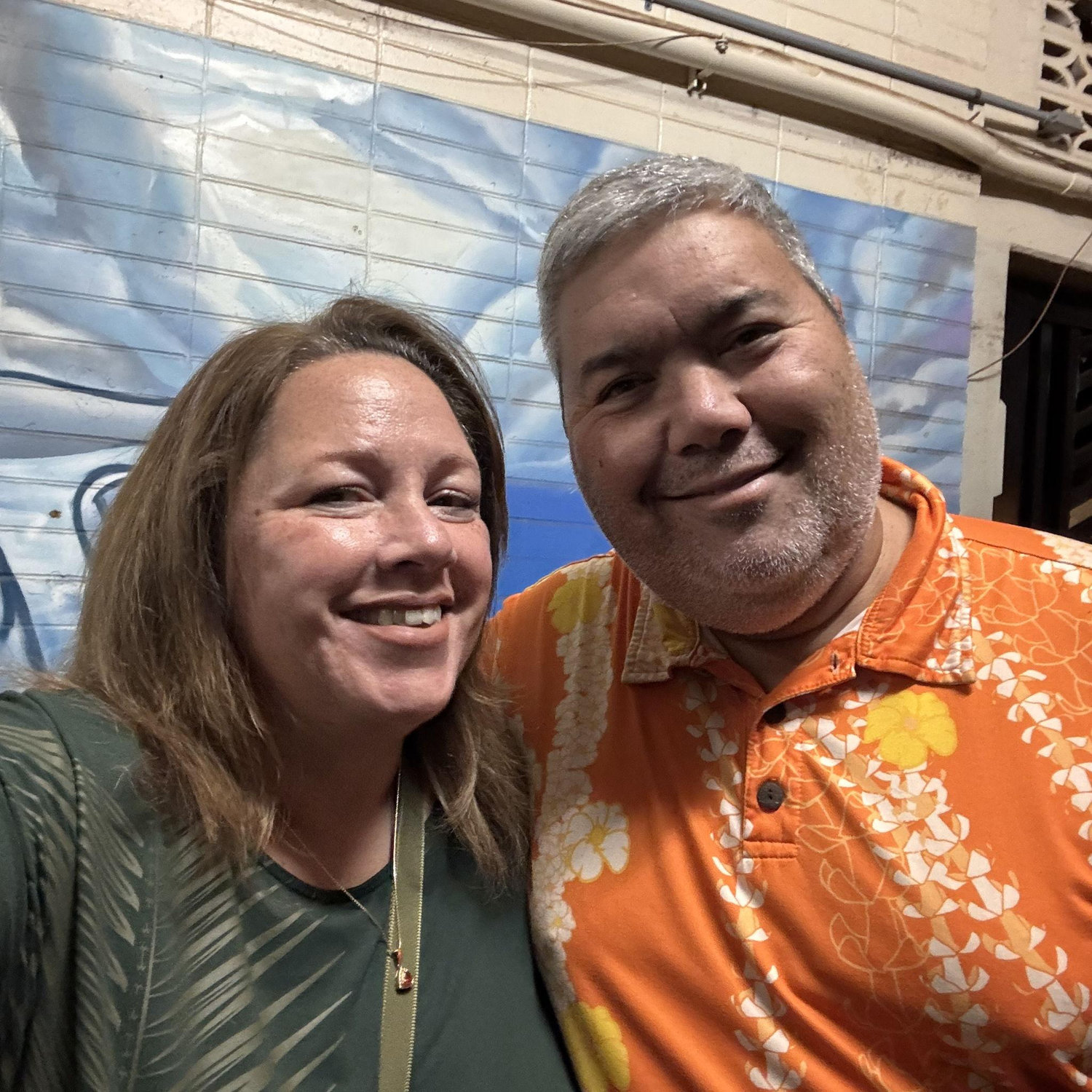 Kaimuki High School. Showing up for the Boys recital.