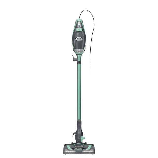 Shark Rocket Pro DLX Ultra-Lightweight Corded Stick Vacuum HV371GN 8.5" Cleaning Path Green