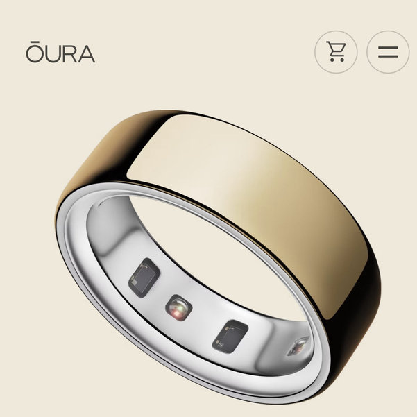 Oura Ring 4 - Gold - size 11