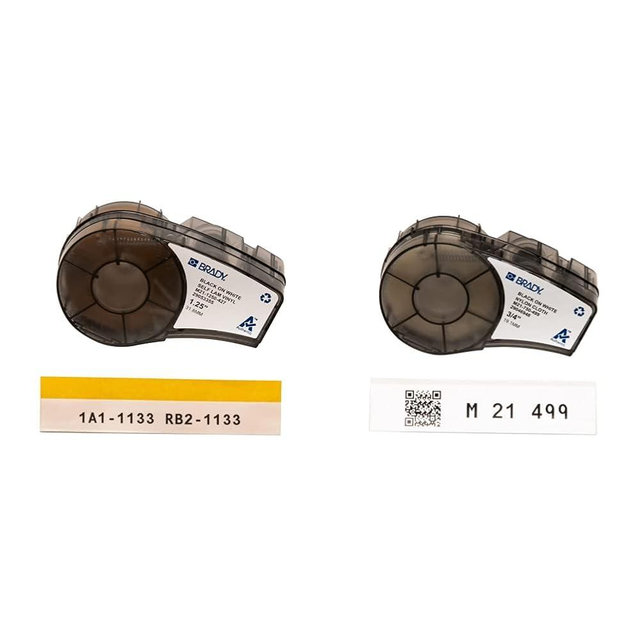 Brady Authentic Self-Laminating Wire Wrap (M21-1250-427) and Brady Authentic Multi-Purpose Nylon Label (M21-750-499) | Wire Marking and General ID Solutions