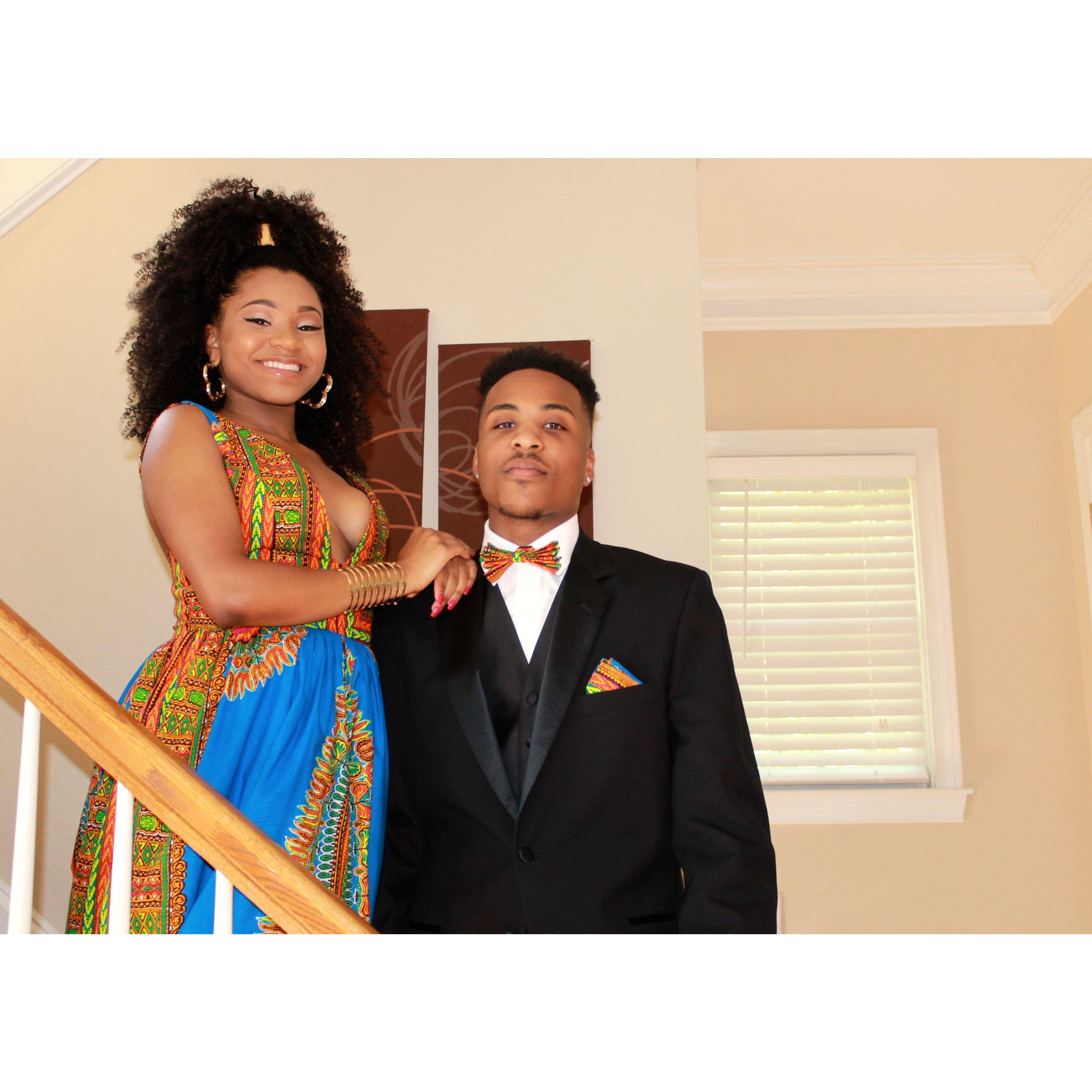 This was my senior prom in 2016! Kenny flew down from college to be my date!