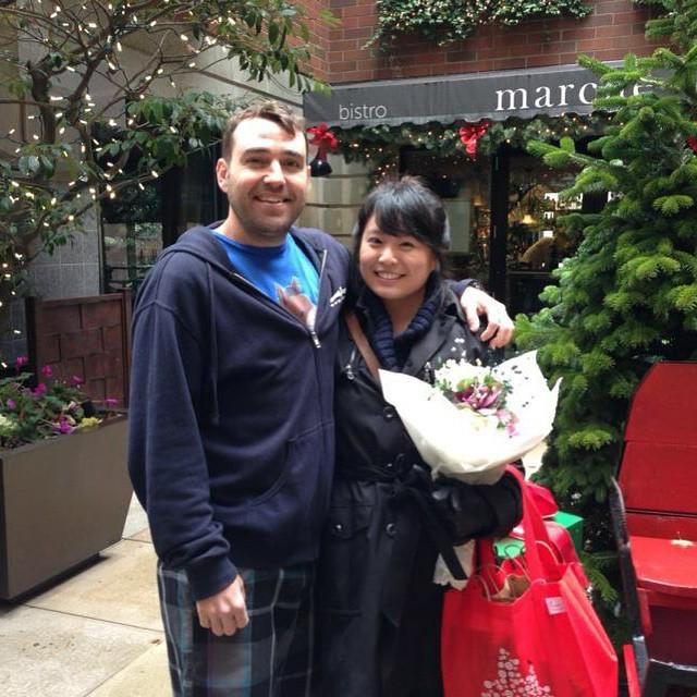 One of our very first vacations together to visit his brother's family in Seattle - December 2012