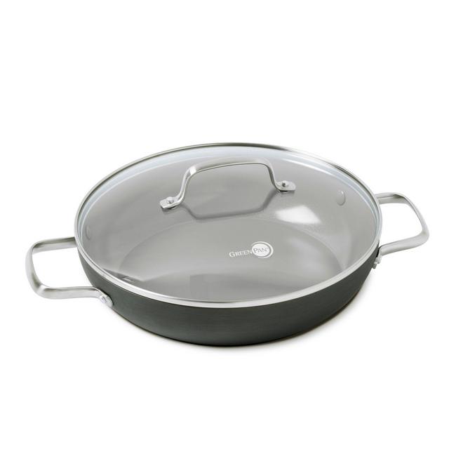 GreenPan™ Chatham 11-Inch Ceramic Nonstick Covered Everyday Frying Pan with 2 Helpers