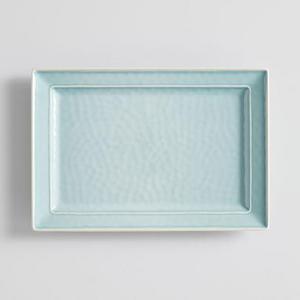 Cabana Melamine Rectangular Platter - Seafoam