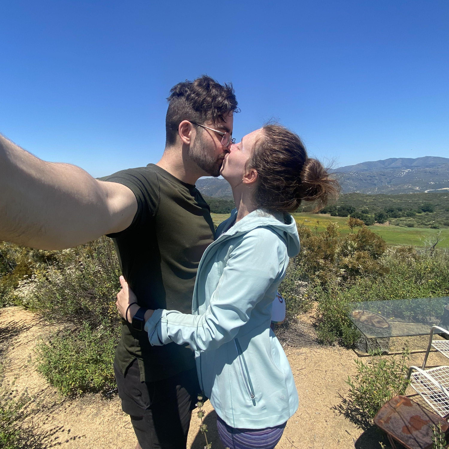 Marie and Austin in California
