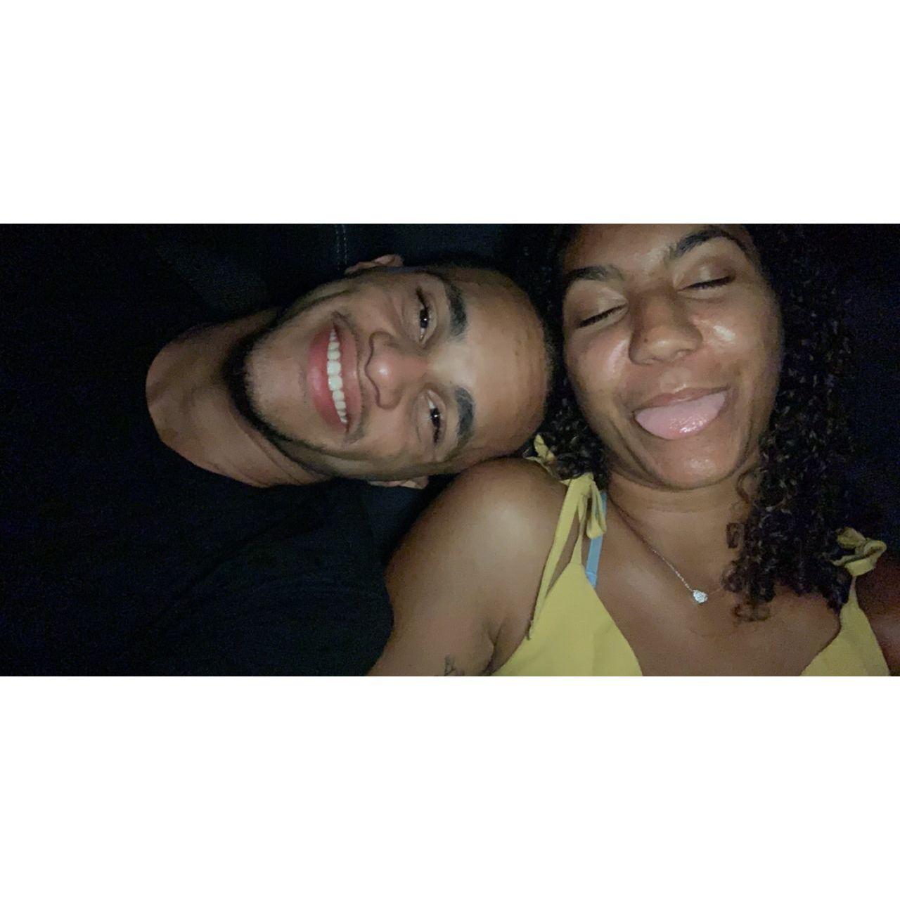 This is our first picture together. It was taken on our second date: August 8, 2020.