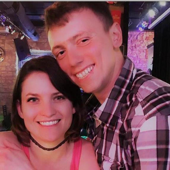 One of our date nights from when we first started dating. Here we are pictured at Ziggy's in Stillwater where I worked for a couple of years.