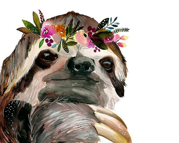 Sloth Print