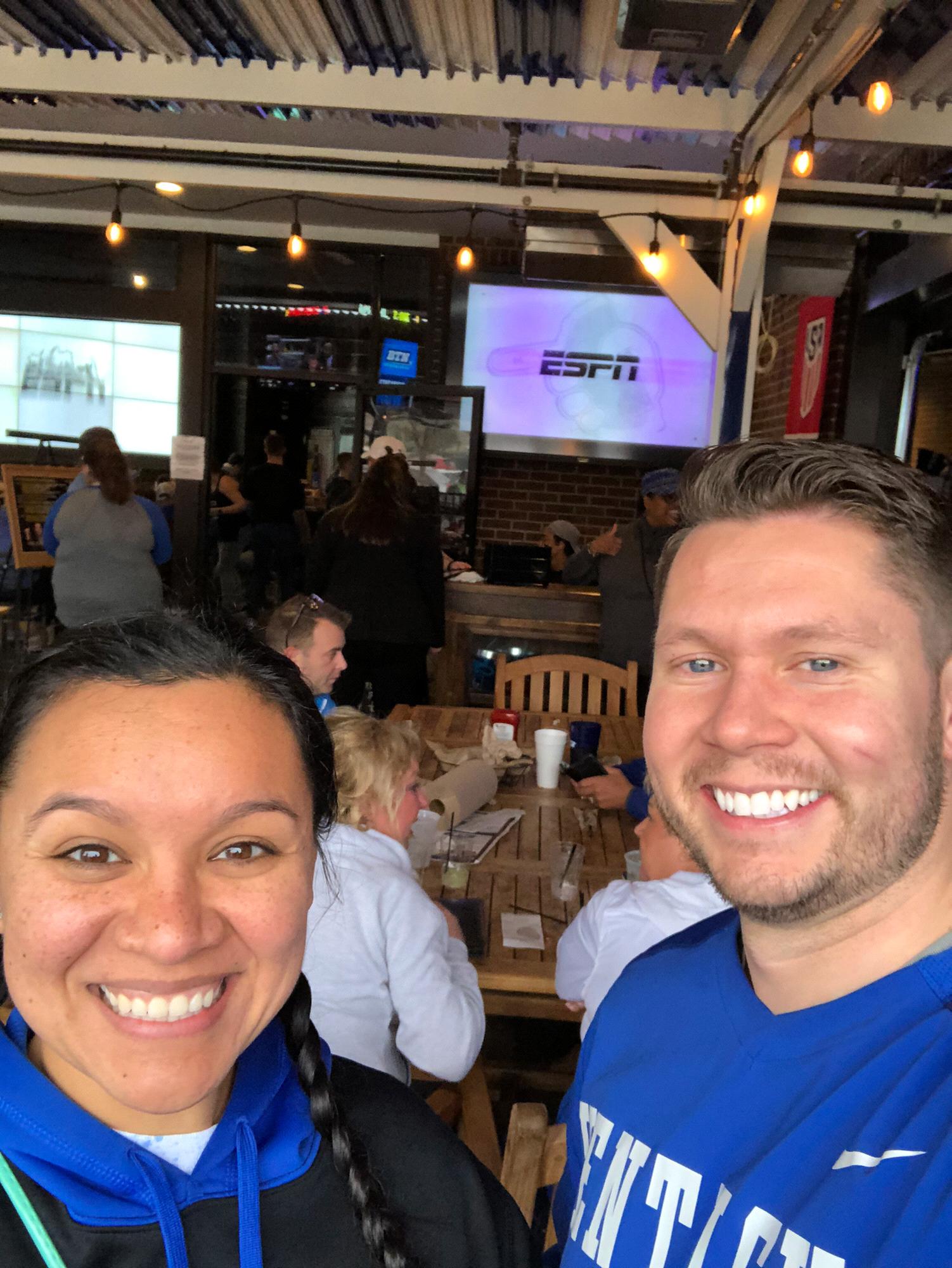 Vivi’s intro to the “passion” of BBN @ KSBar. Of course we beat the dirty red birds down the road in OT😼
