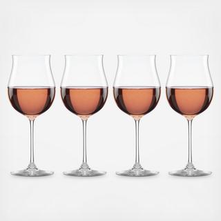 Tuscany Classics Rose Wine Glass, Set of 4