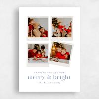 Blue Holiday Card - Hyde