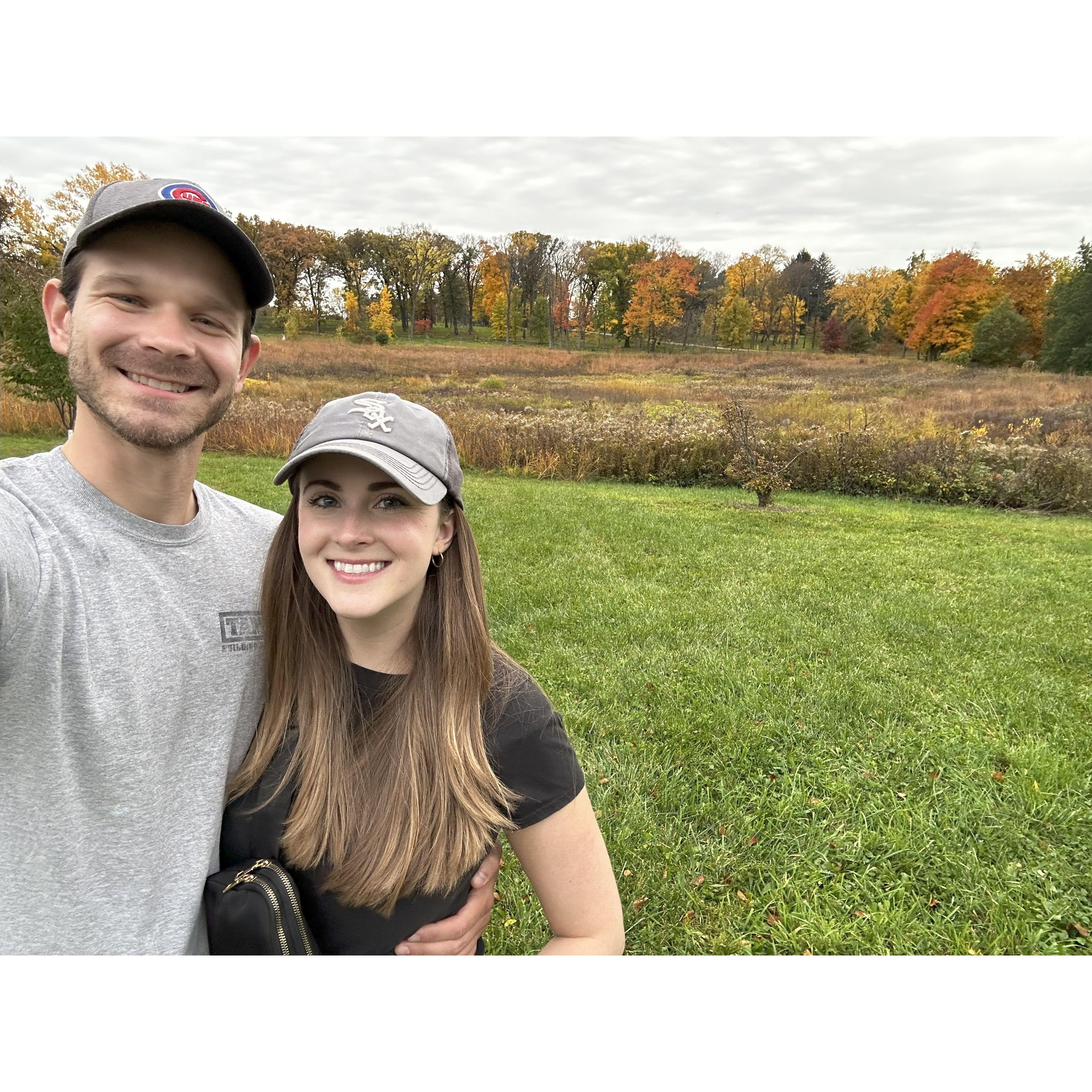Annual fall visit to The Morton Arboretum.