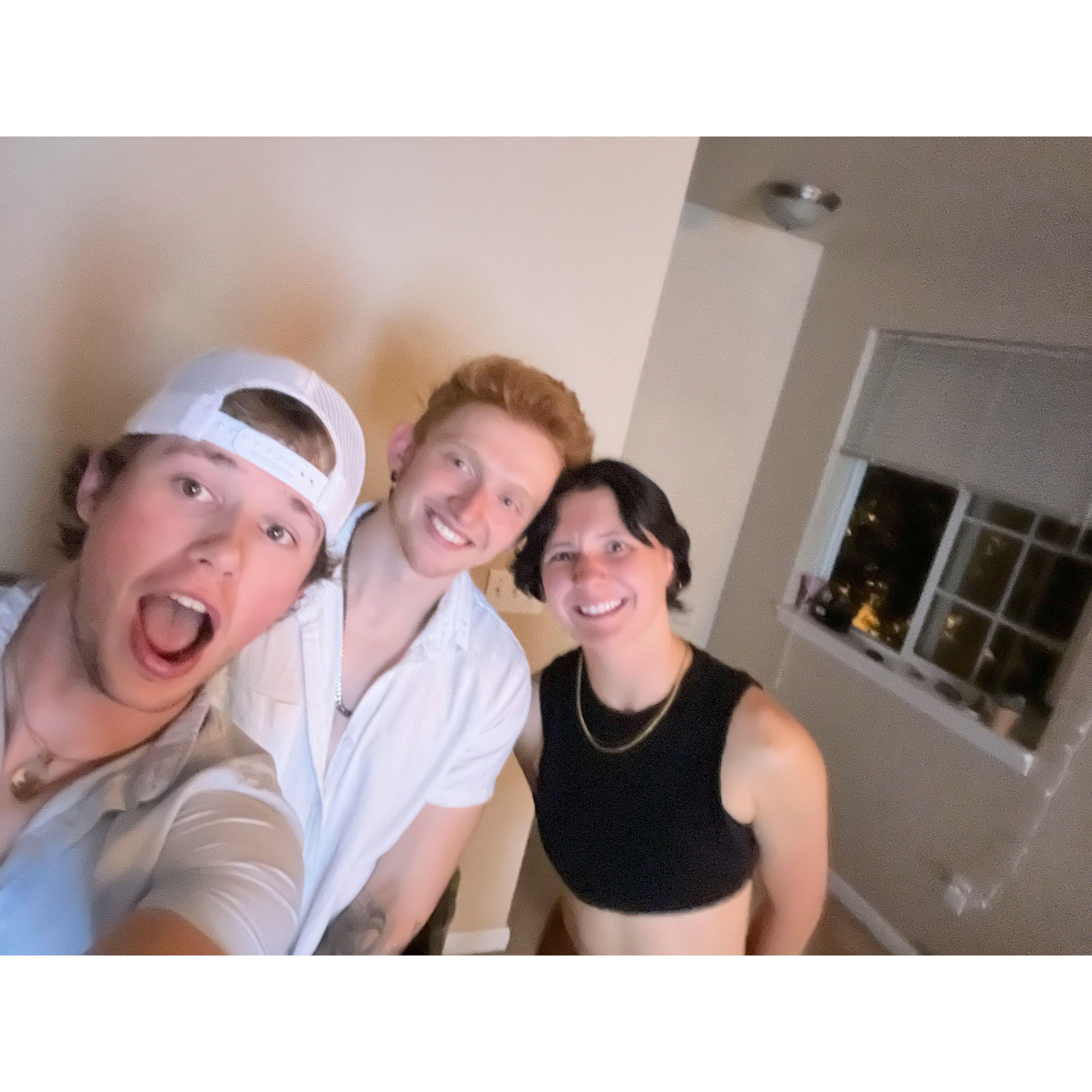 It wouldn't be college if we hadn't dabbled in the social scene. Photo credit goes to Kyle!