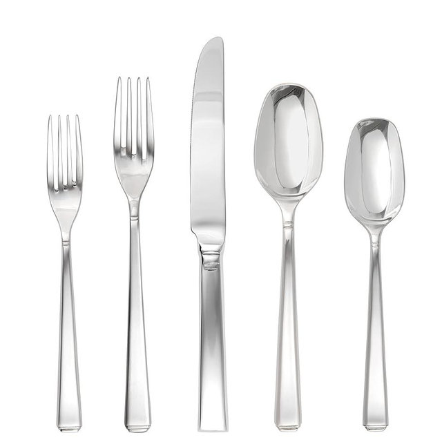 Fortessa Scalini 18/10 Stainless Steel 20-Piece Flatware Set, Service for 4