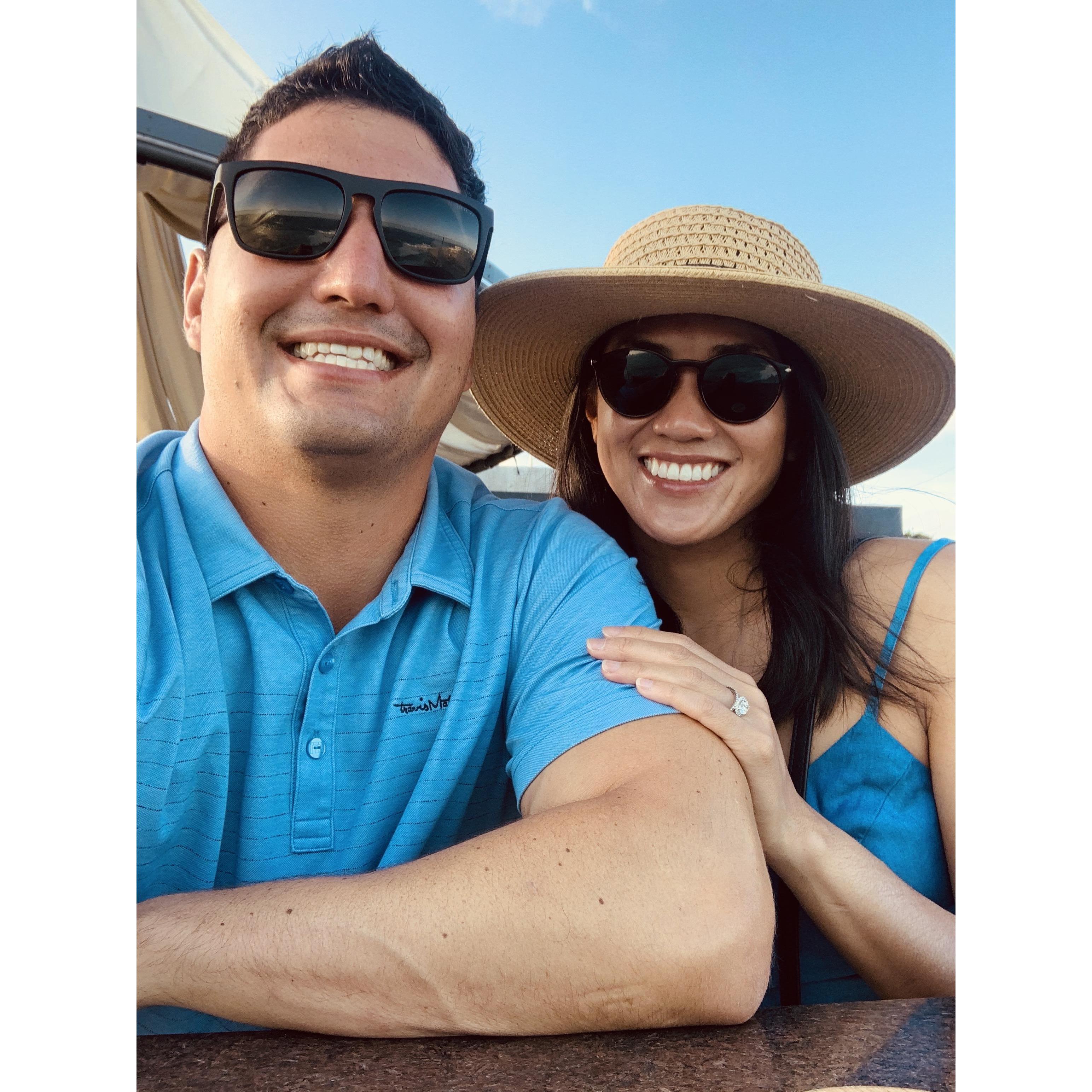 Post engagement smiles