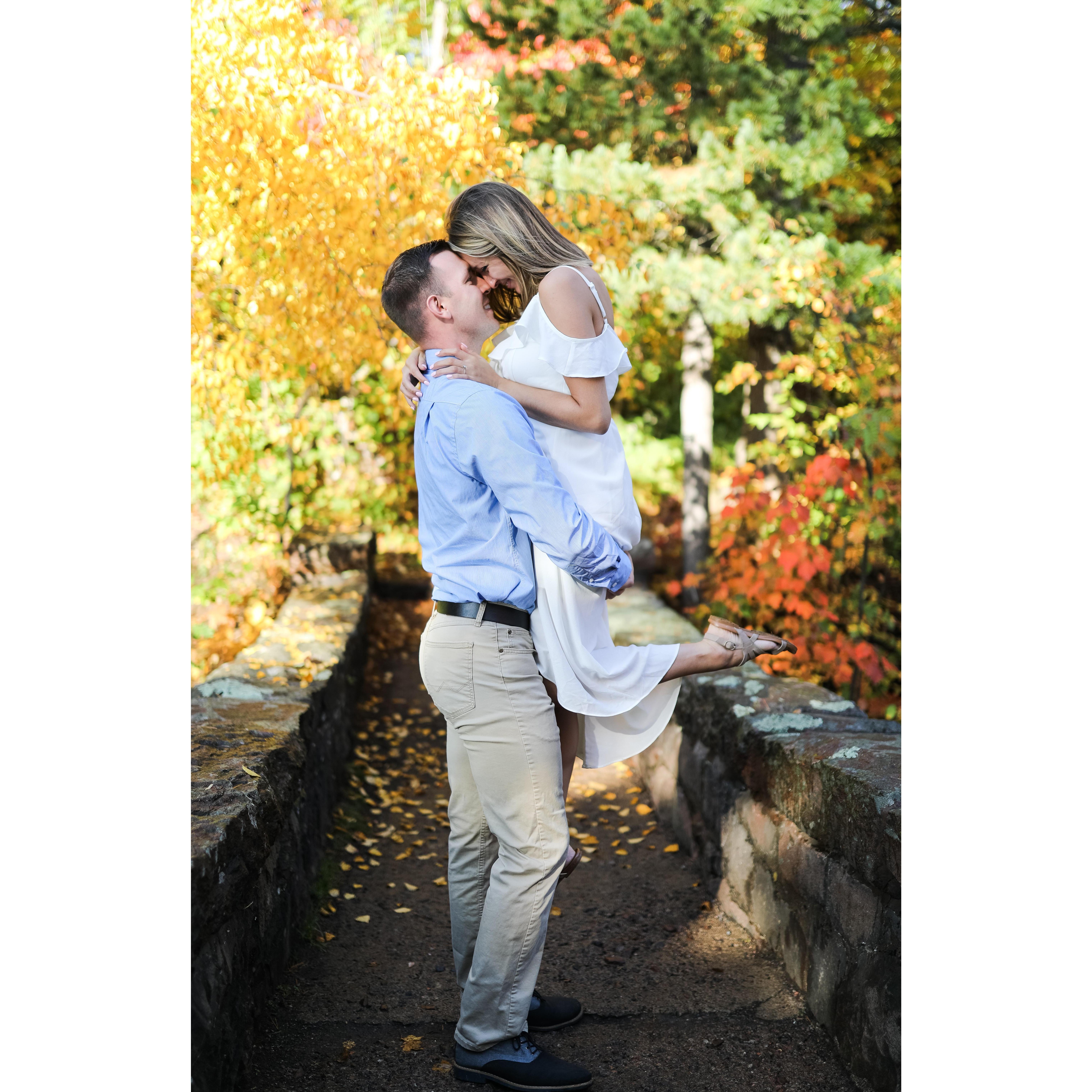 Engagement photo. 
Taken at Glensheen Mansion. 
PC: Delaney Vavra.