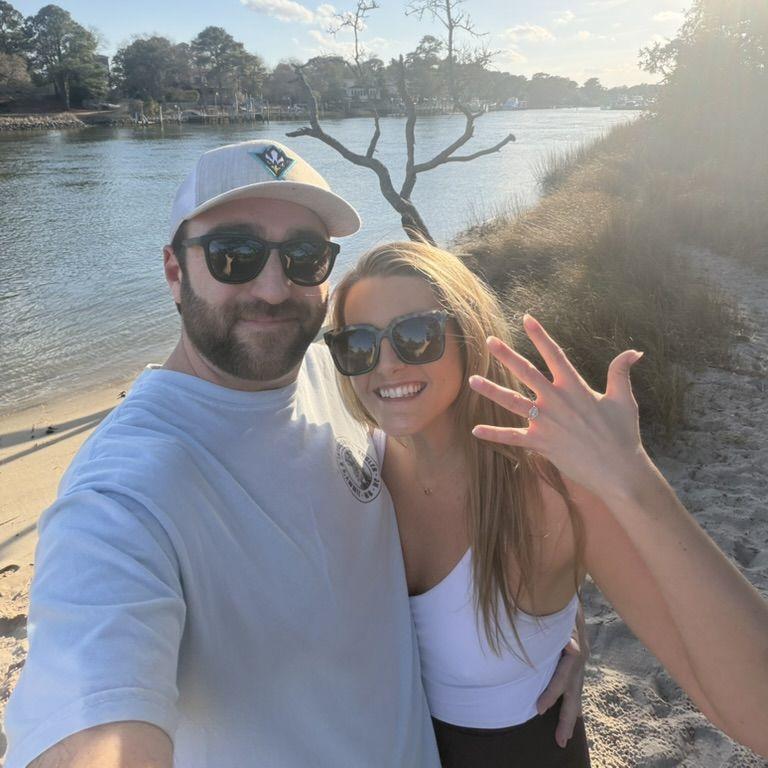 Engaged at "our spot" on 3/7/26.