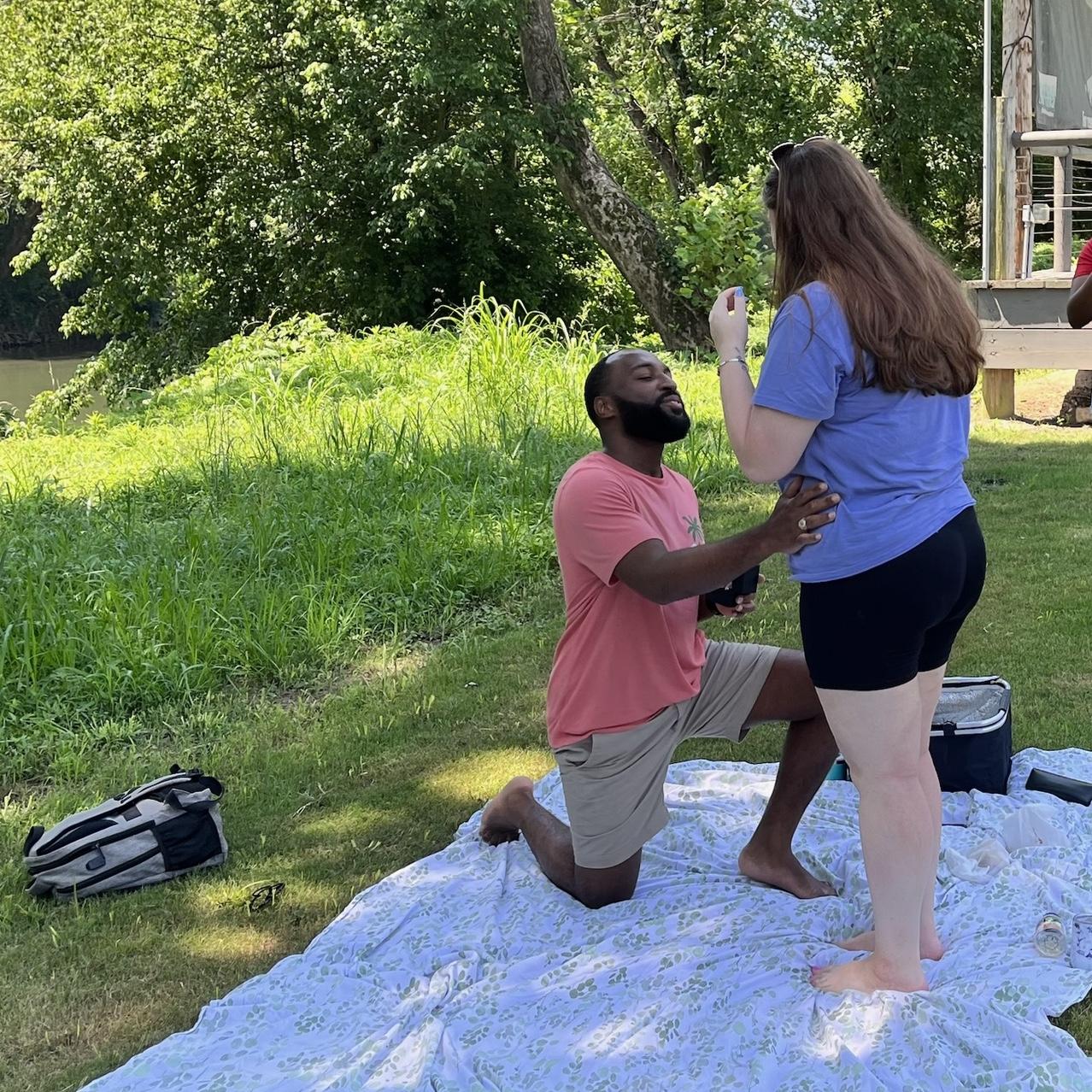 When Mikey popped the question!