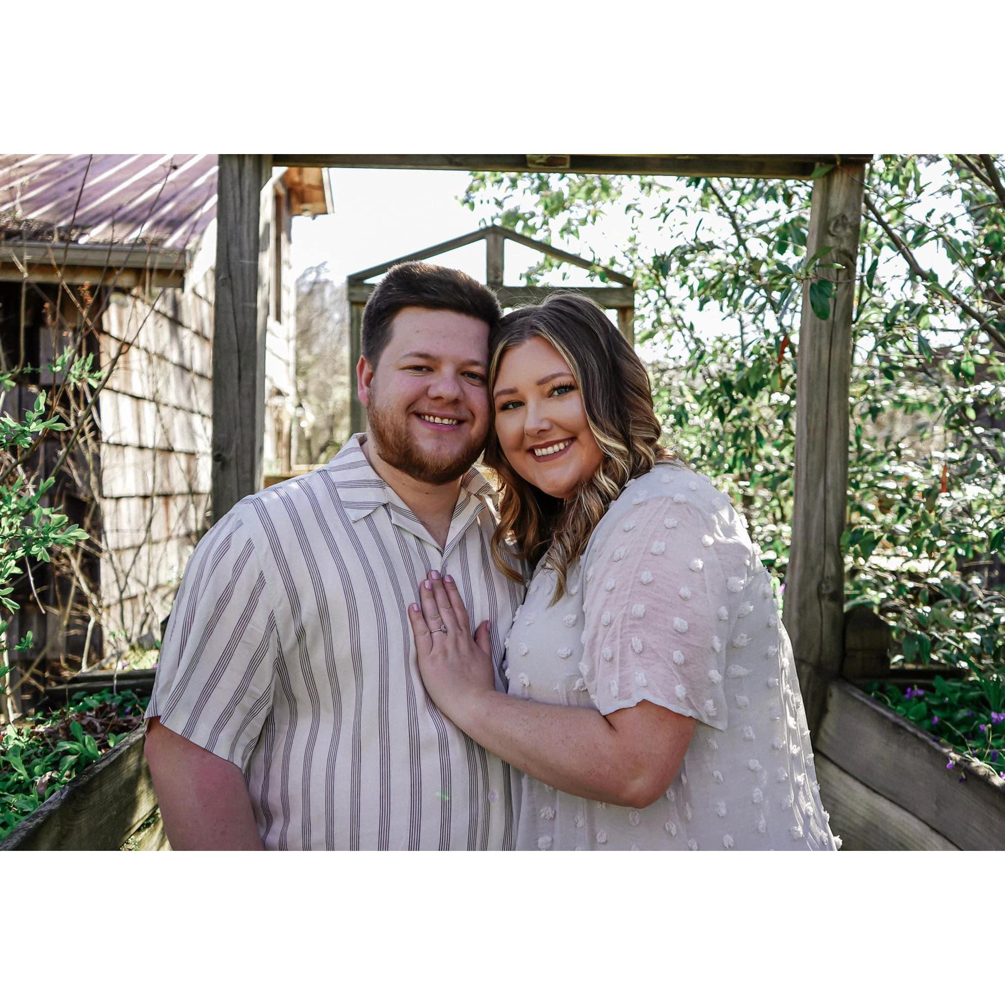 One of the pictures from our engagement session