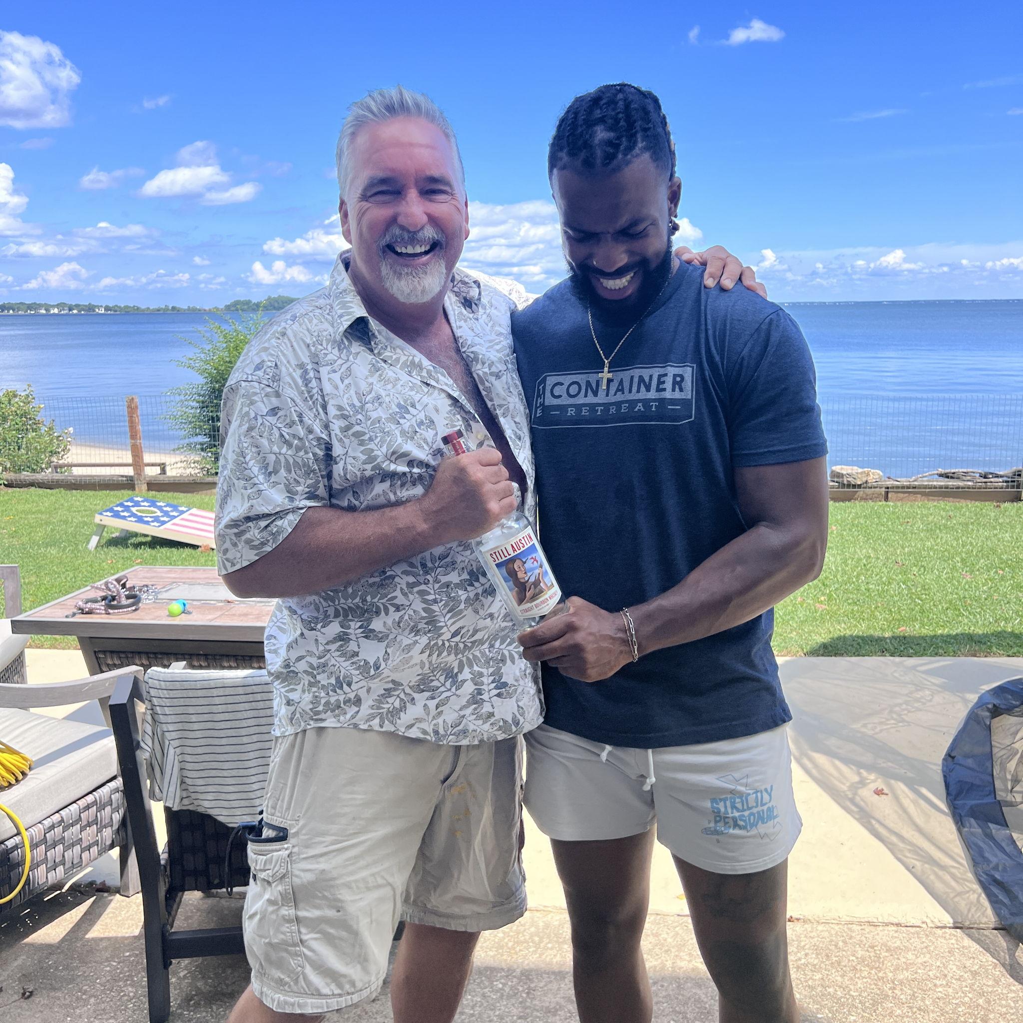 First bottle of whiskey down! Cheers!