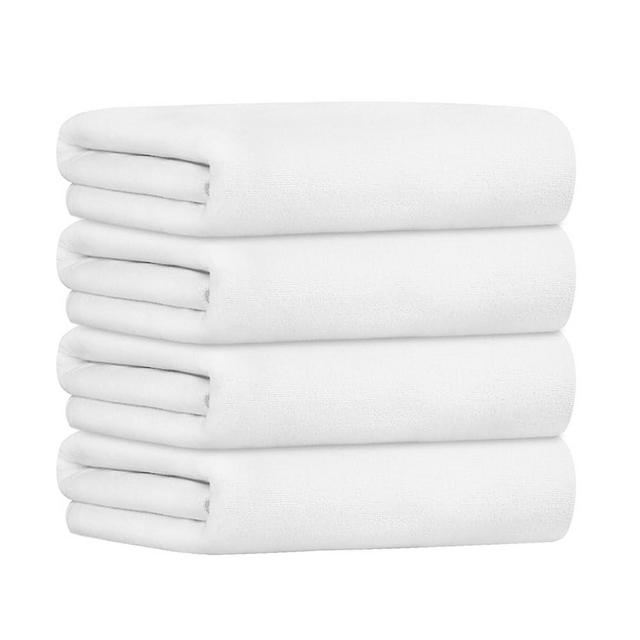 JML Bath Towel, Microfiber Bath Towels Set 4 Pack (30" x 60") - Large Size, Extra Absorbent, Quick Drying, Multipurpose Use as Bath Fitness Towel, Sports Towels, Yoga Towel