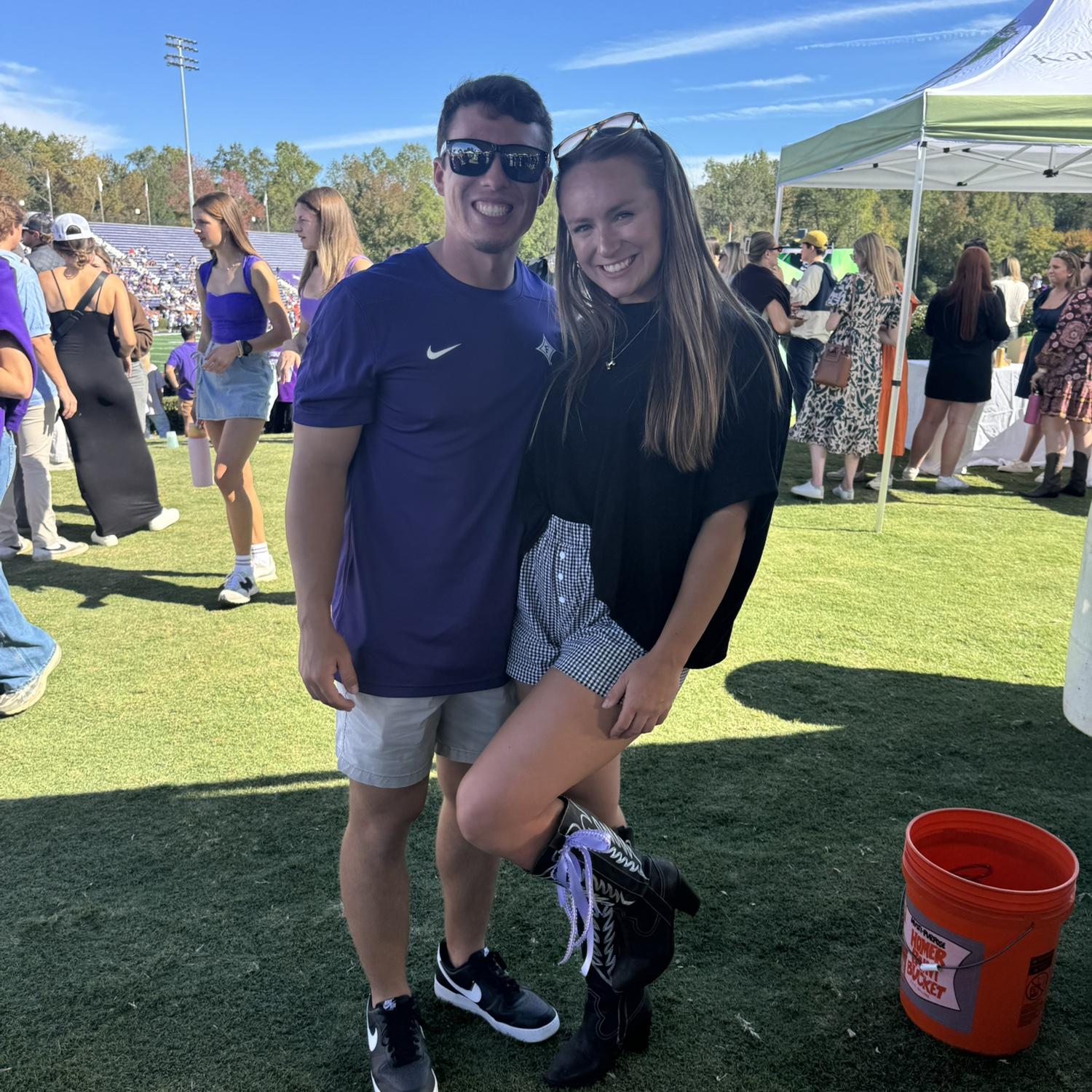 October 2024 - Hannah came home for fall break at Creighton and Logan came with her to the Furman University Alumni weekend!