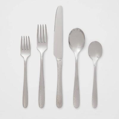 20pc Millinocket Flatware Set Silver - Threshold™