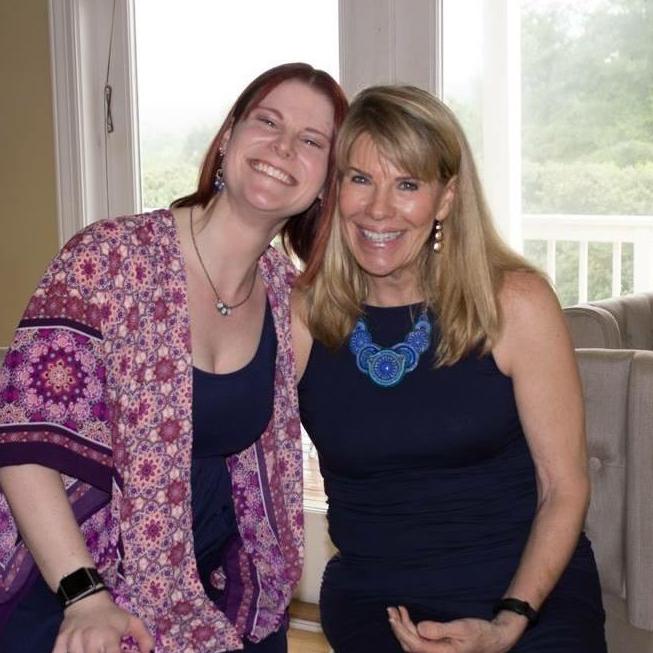 With Jackie's mom at Matt & Jackie's engagement party in May 2018