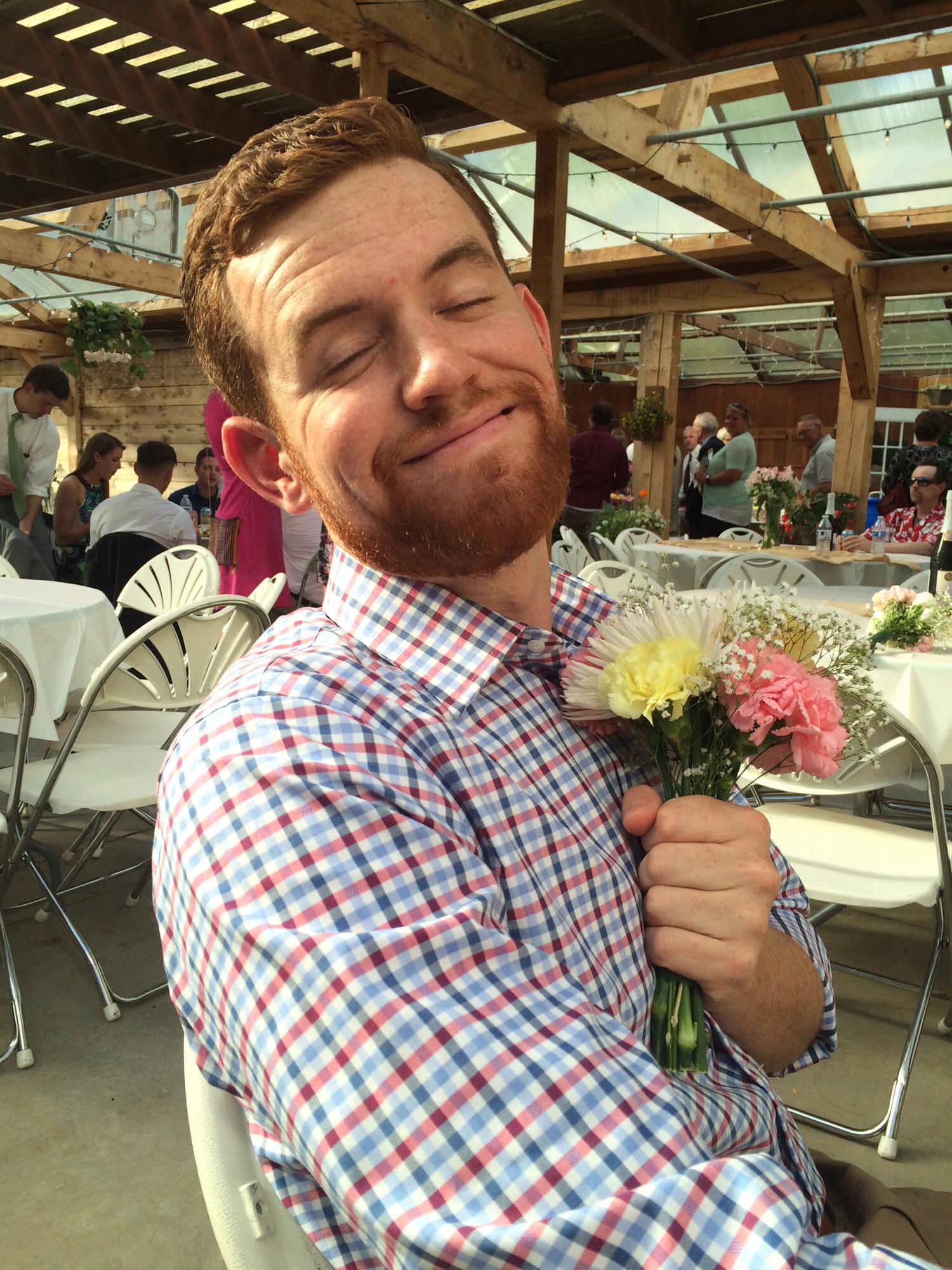 Travis looking adorable.