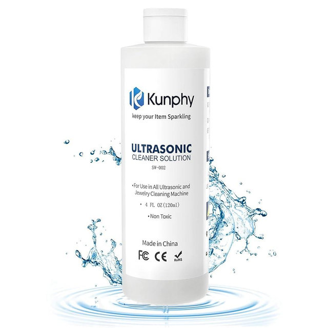 Kunphy Ultrasonic Cleaner Solution, Best Extra Concentrated Formula for Sonic and Ultrasonic Machine