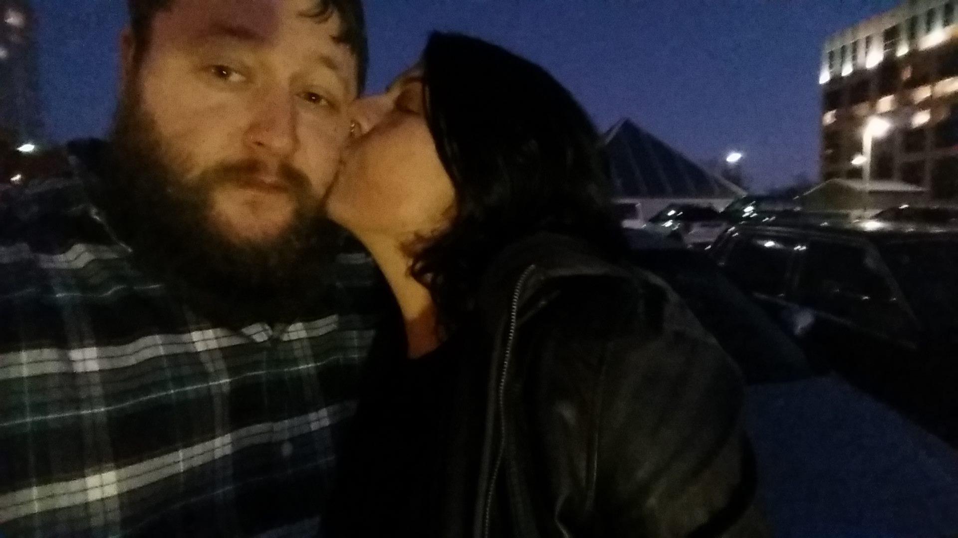 Our first date.