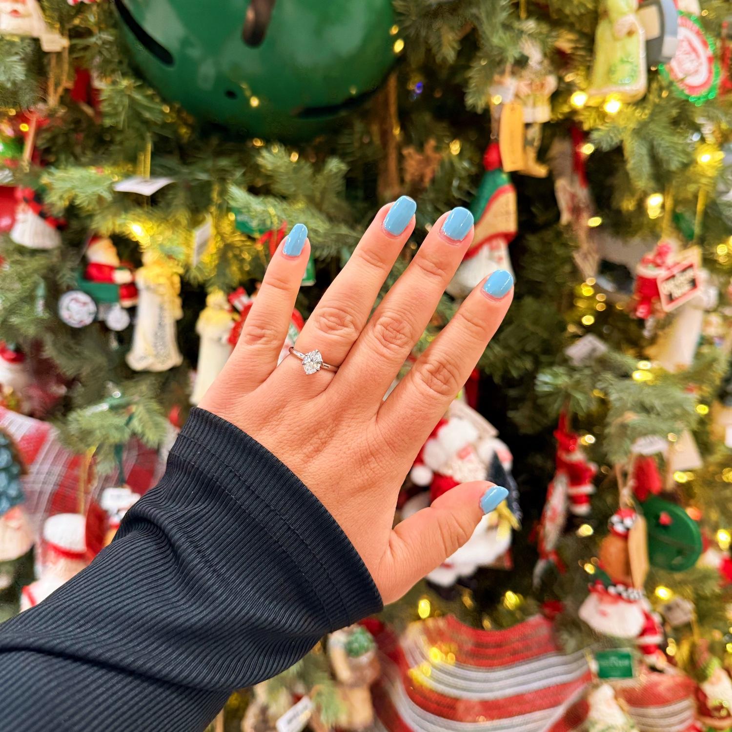 The day after our engagement!